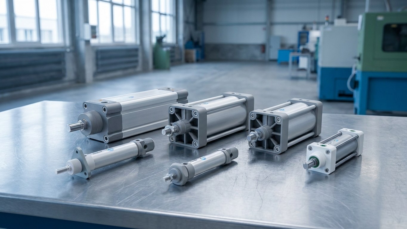 Pneumatic Cylinders to ISO 15552 / VDMA – Standard Cylinders with Accessories
