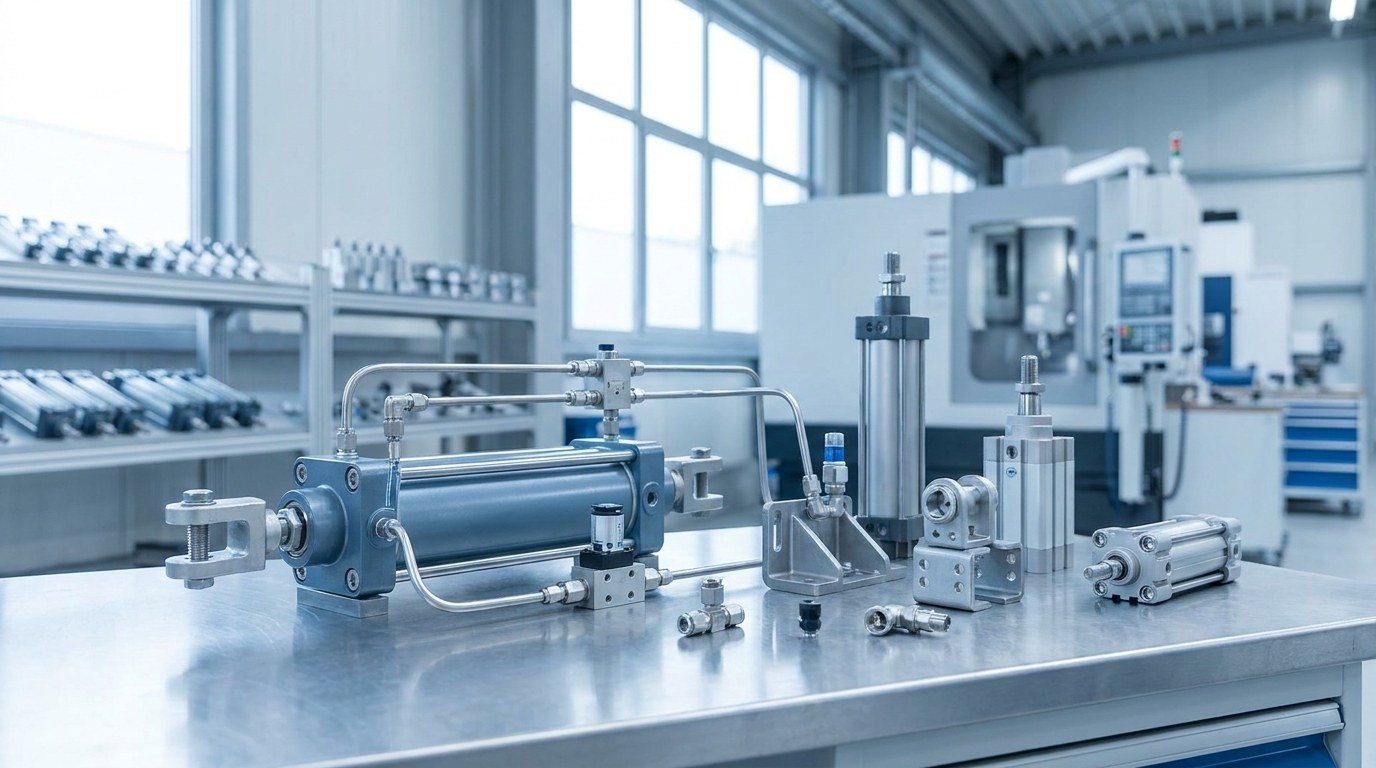 Cylinders, Mountings and Accessories from One Range