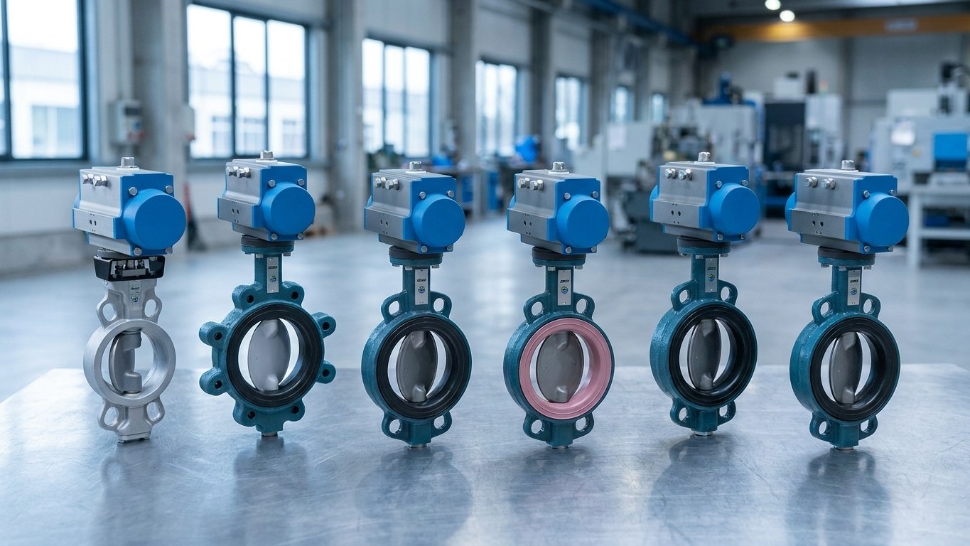 Pneumatic Butterfly Valve Series SSIS (BUW9 / BUL) – Pneumatic Rotary Actuator DN50–DN500