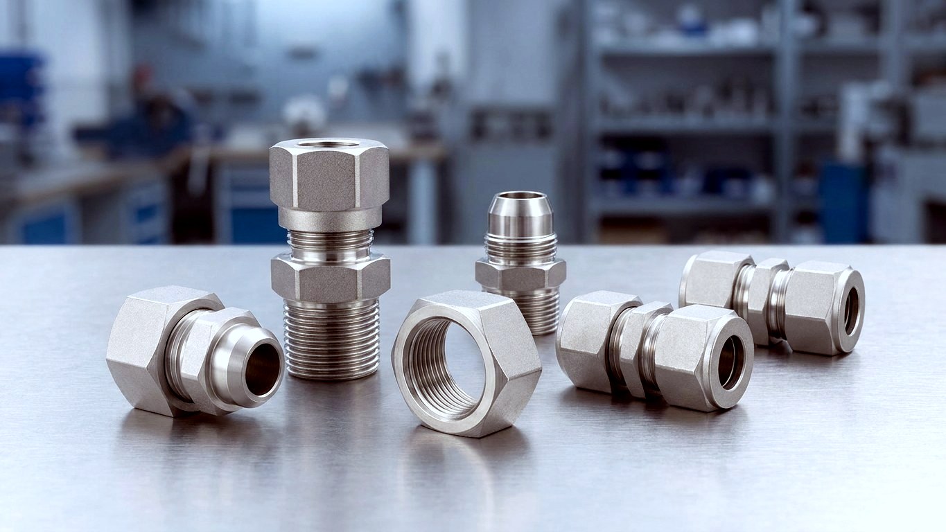 Schneidringverschraubungen, die unter Druck dicht bleiben.