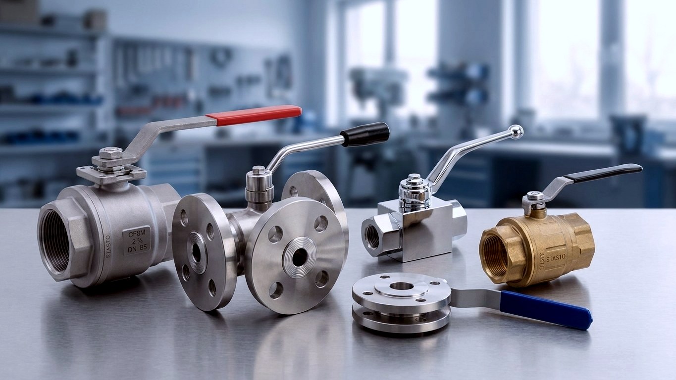 Stainless Steel Ball Valves — Shut-off Valves for Threaded and Flanged Connections
