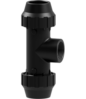 T-connector with thread 63-2"