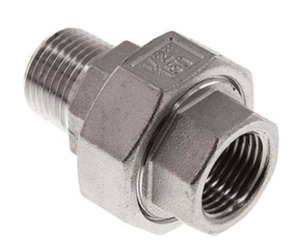 Detachable hex nipple Female/male TH59C-12-S-Z