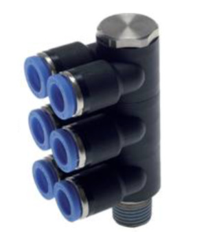 Multiple distributor PI90C-10-12-D-T-360