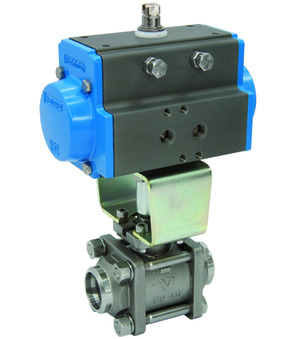 Ball valve with pneumatic actuator BA175-40-D0-A