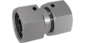 Straight adapter with swivel nut A-GZ12S71