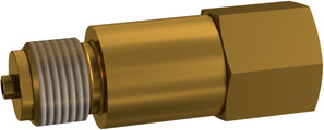 Zwischenstück für Messgerätehalter 1/2"-Messing