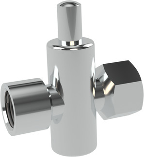 Manometer push button valve MPB01-12-W