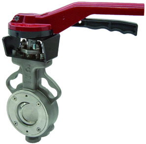 Absperrklappe mit Handhebel BUW9-065-SSRS-L-A