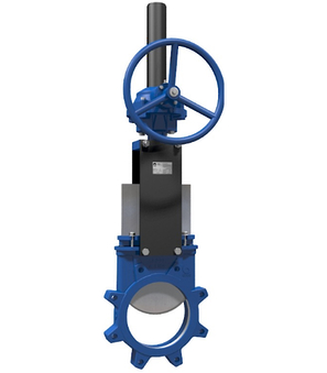 Knife gate valve with gearbox T1G2A2-5-500