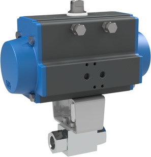 Ball valve with pneumatic actuator BA668-114-S0