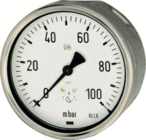 Kapselfedermanometer MA035-63R-100