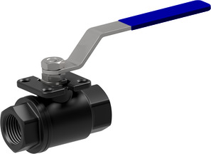 Ball valve made of steel 11/2"-40-0-64-110