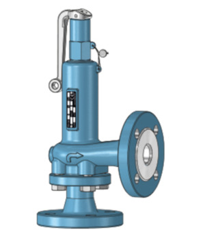 Sicherheitsventil Stahl 1.0460-DN50/65-PN16-4,5
