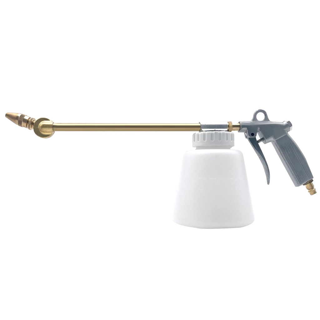 Spray gun With plug-in nipple for DN7.2 coupling, with straight spray pipe and swivelling nozzle