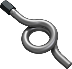 Siphon in ring-shape  According to DIN 16282 M20x1,5-Steel