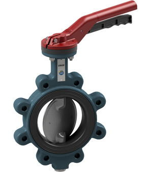 Butterfly valve with hand lever BULY-065-DSE-L