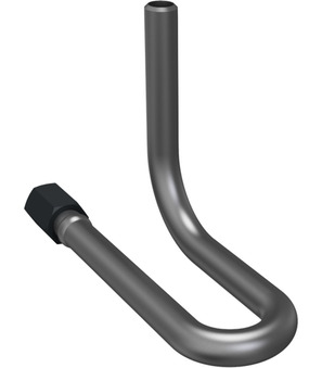 Wassersackrohr in U-Form gemäß DIN 16282 1/2"-Edelstahl 1.4571