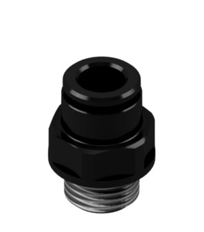 Straight male stud fitting PI12-06-18-P-0-YA