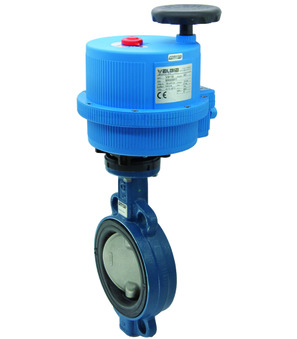 Butterfly valve with electrical actuator BULU-200-SSES-0G2-01