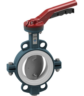 Absperrklappe mit Handhebel BUW4-040-DSTS-L