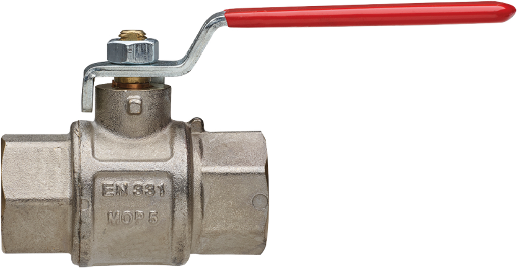 Ball valve made of brass BA007-114-L