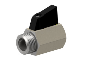 Ball valve made of brass 3831-1/8"