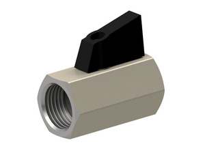 Ball valve made of brass 3830-1/4"