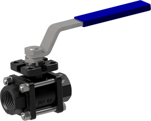 Ball valve made of steel 713000-1/4"