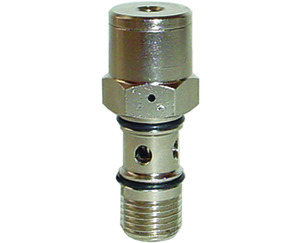 Unidirectional stop valve MV45-00-18-U