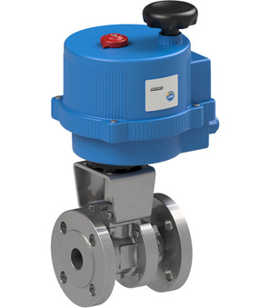 Flanged ball valve with electrical actuator 8E054002-40