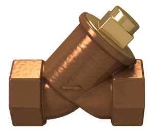 Angle seat check valve 1072-1"