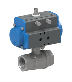 Ball valve with pneumatic actuator BAB1-005-SSTV-D0