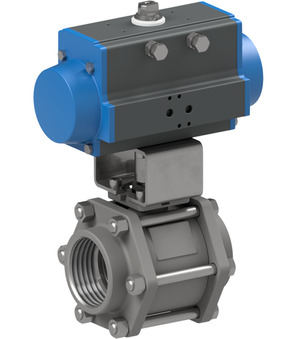 Ball valve with pneumatic actuator BAC1-010-SSTV-S0