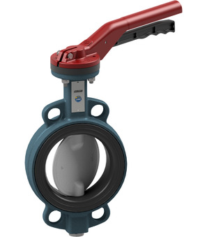 Butterfly valve with hand lever BUW6-300-DPE-L