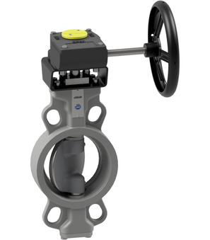 Absperrklappe mit Handgetriebe BUW9-150-CSIS-G