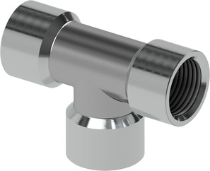 T-Stück Innengewinde 1/4"