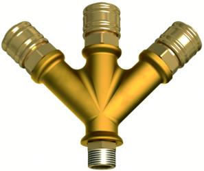 3-fold Coupling distributor DN 7,2 C0C72-3M38-B