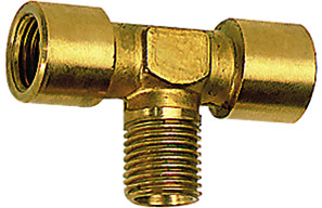 T-adapter Female/male/female 1"