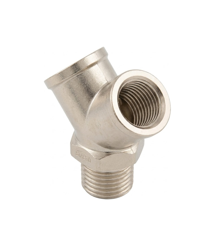 Y-adapter Female thread/Male thread/Female thread TH30C-12-N
