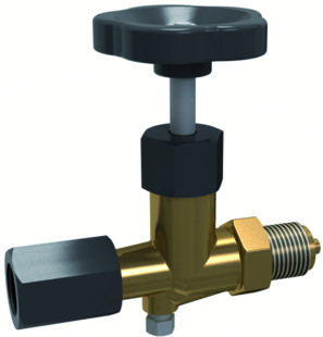 Manometer stop-valve