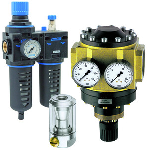 Compressed air maintenance – pressure regulators, filters and lubricators