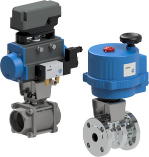 Ball valves - automatically operated