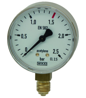 Rohrfedermanometer-Schweißtechnikausführung EN562