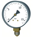 Bourdon tube manometer MA001-50B-1