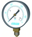 Bourdon tube manometer MA001-50B-16-D