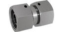 Straight adapter with swivel nut A-GZ30S71