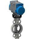 Absperrklappe mit Druckluftdrehantrieb BUW9-050-CSRS-D12