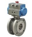 Flanged ball valve with pneumatic actuator BA282-32-D0-A