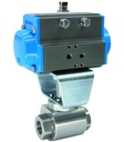 Ball valve with pneumatic actuator BA066-14-D0-A